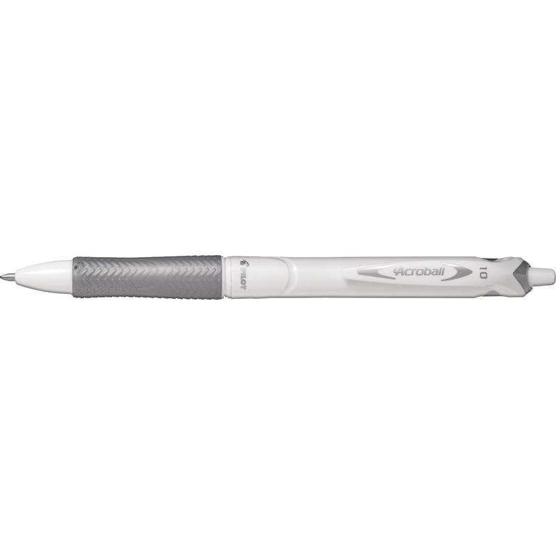 PILOT Druckkugelschreiber ACROBALL PURE WHITE, schwarz-0