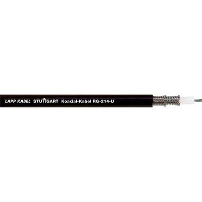 LAPP 2170006/500 Koaxialkabel Außen-Durchmesser: 10.80 mm RG214 /U   Schwarz 500 m