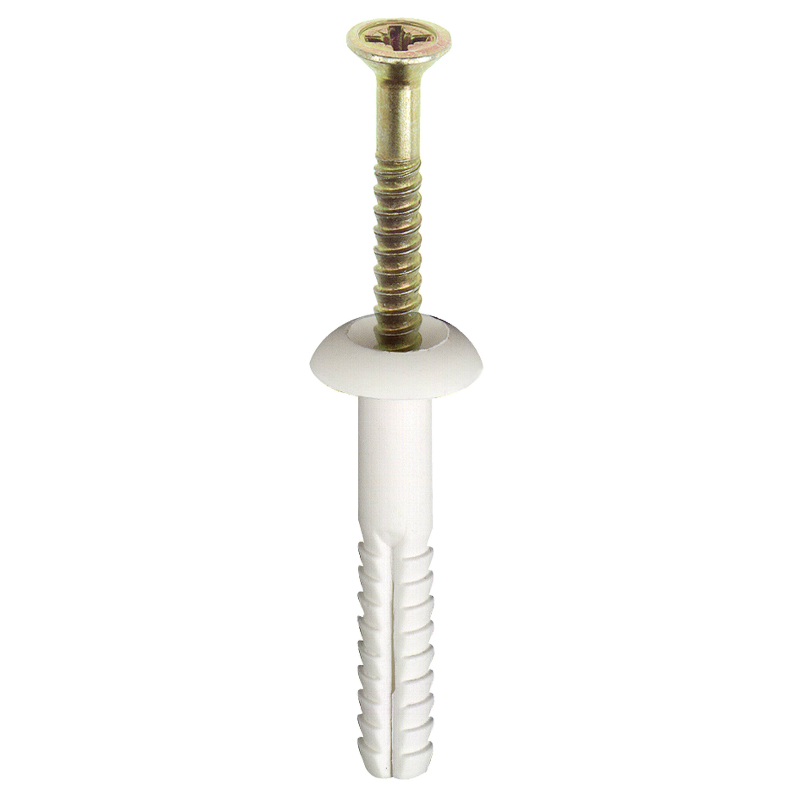 TOX Nageldübel Attack Metal Schlagdübel großer Flachbund für Metallständer-Befestigung 6x35 mm - 50 Stück-0