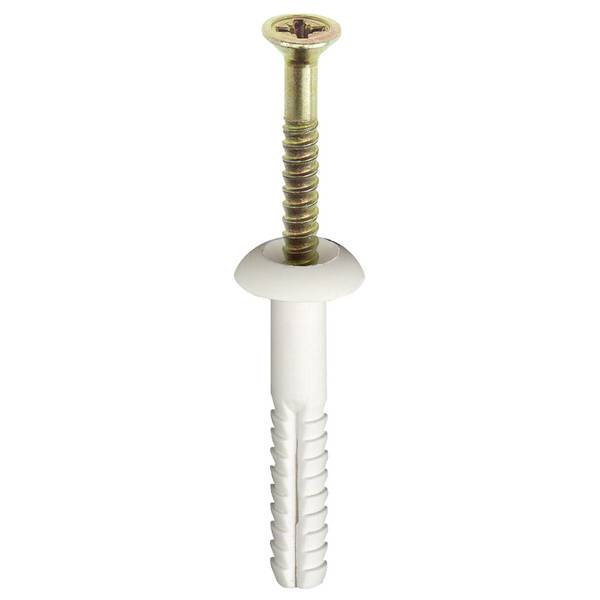 TOX Nageldübel Attack Metal Schlagdübel großer Flachbund für Metallständer-Befestigung 6x35 mm - 50 Stück