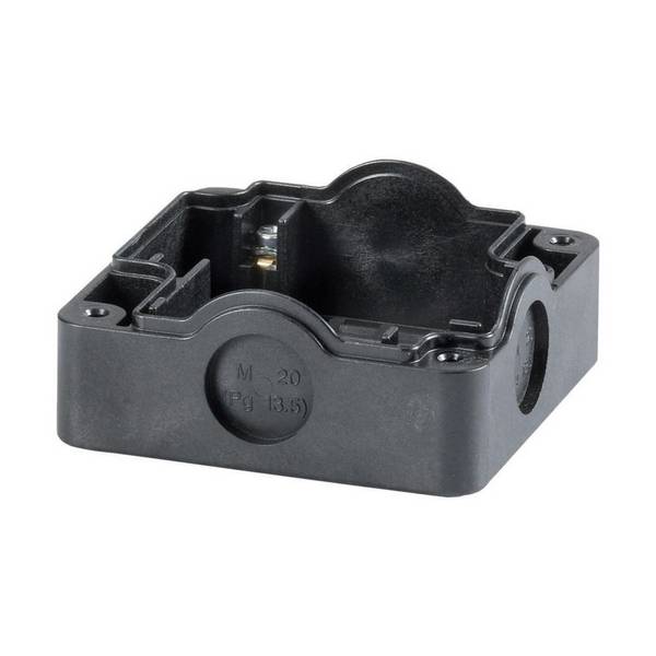 Eaton 229753, Bodenplatte des Schaltkastens, Schraube, Schwarz, 85 mm, 85 mm, 101 mm