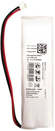 ESYLUX Ersatzakku SLCBATTERYNiCd800mAh