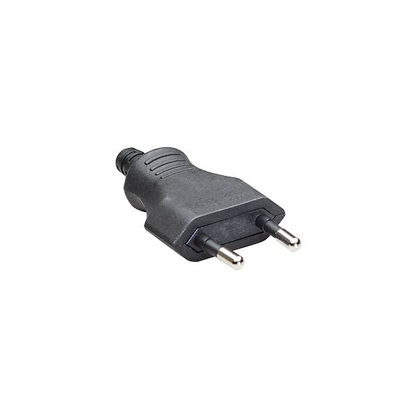 Bachmann Euroflachstecker sw, m.Schraubanschl. 900.010 (VE3)-0