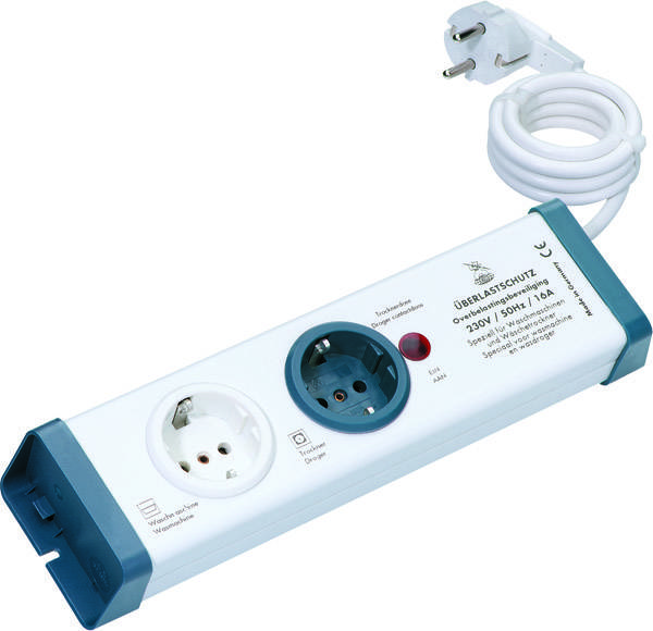 Bachmann 924.164, 2 AC-Ausgänge, Typ F, 230 V, 50 Hz, 16 A, Type F (Schuko)
