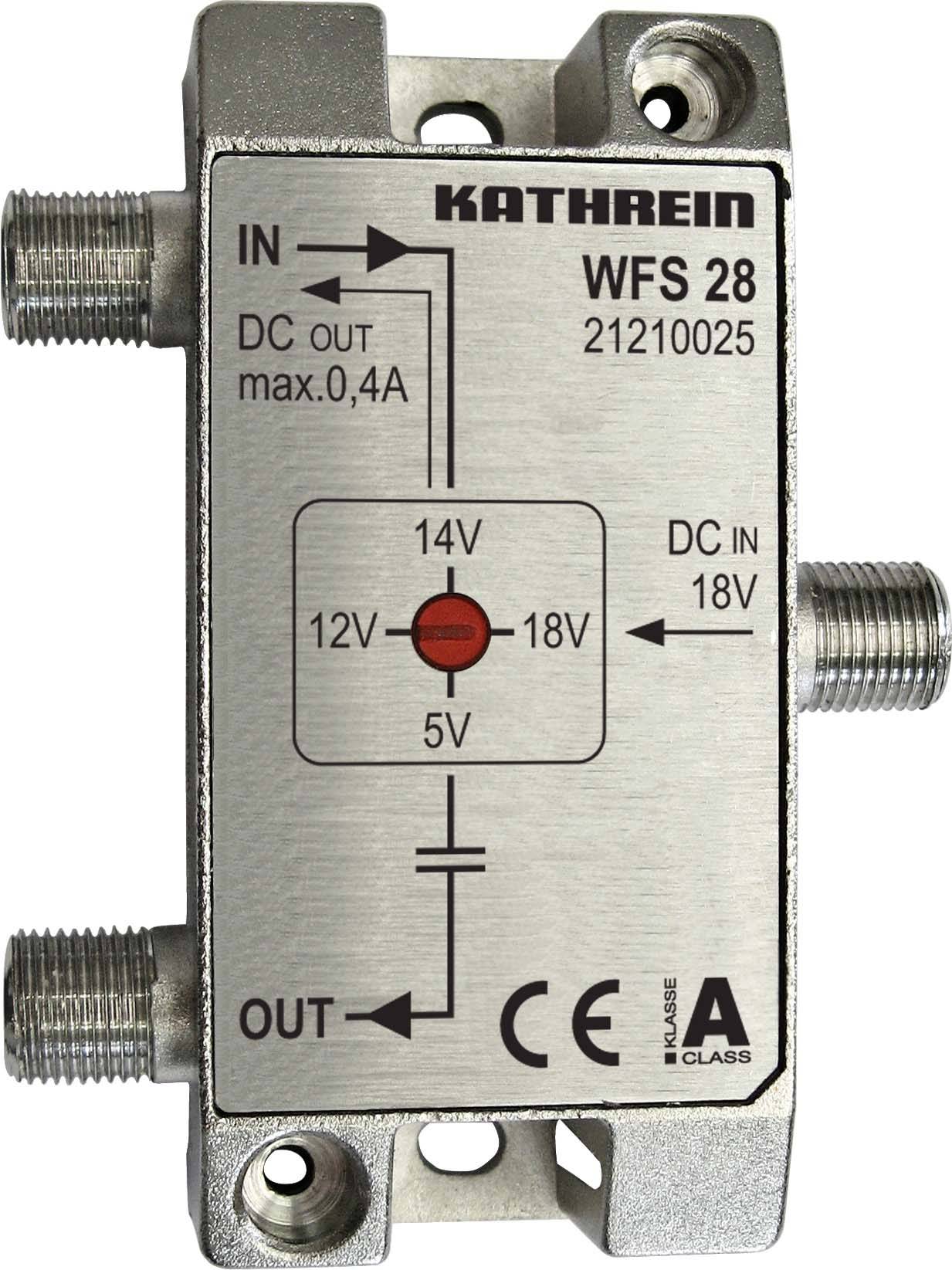 Kathrein Fernspeise-Weiche 5-2150MHz F-Conect. WFS 28-0