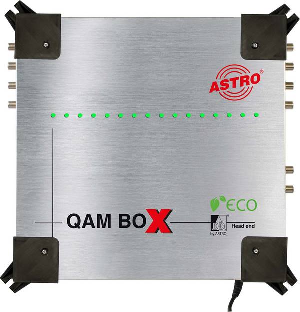 ASTRO Kompaktkopfstelle QAM BOX Eco 16 DVB-S2 in QAM Install.Baumaterial Antennen