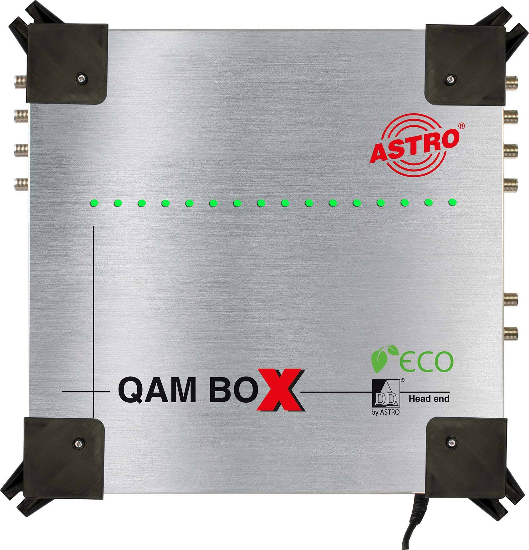 Astro QAM BOX eco 16, Desktop, Schwarz, Edelstahl, Metall, CE, DVB-S, QAM-0