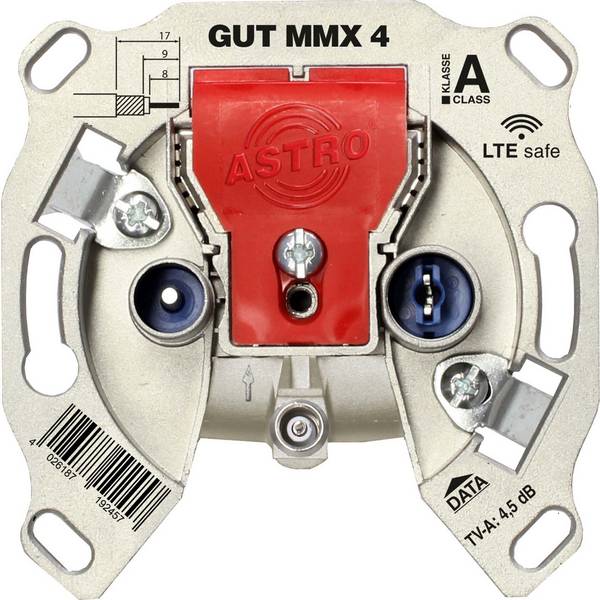 ASTRO Stichdose GUT MMX 4 BK-Modem ca.4dB 5-1218MHz WICLIC Install.Baumaterial Antennen