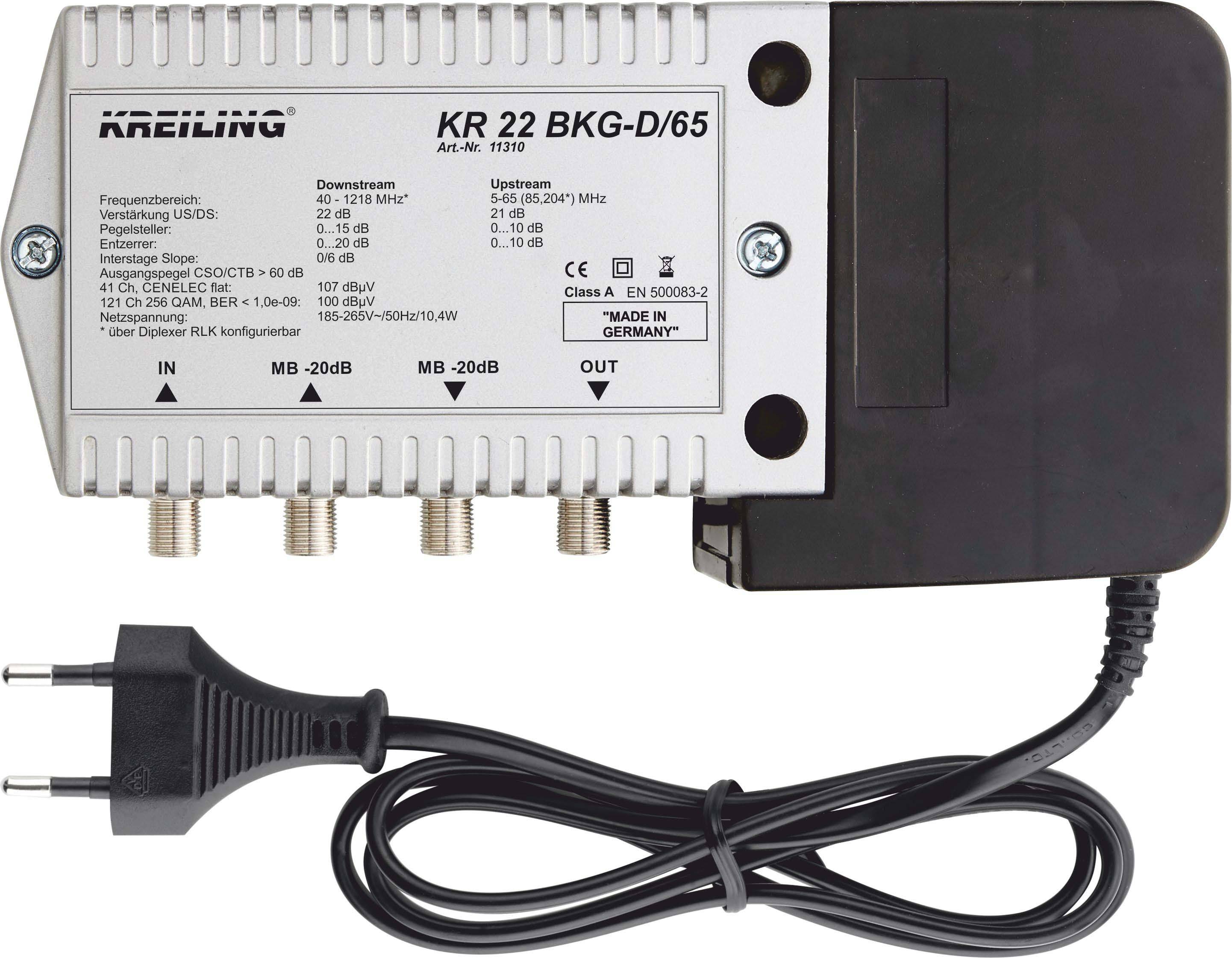 Kreiling Ind. BKG-Verstärker KR 22 BKG-D/65-0