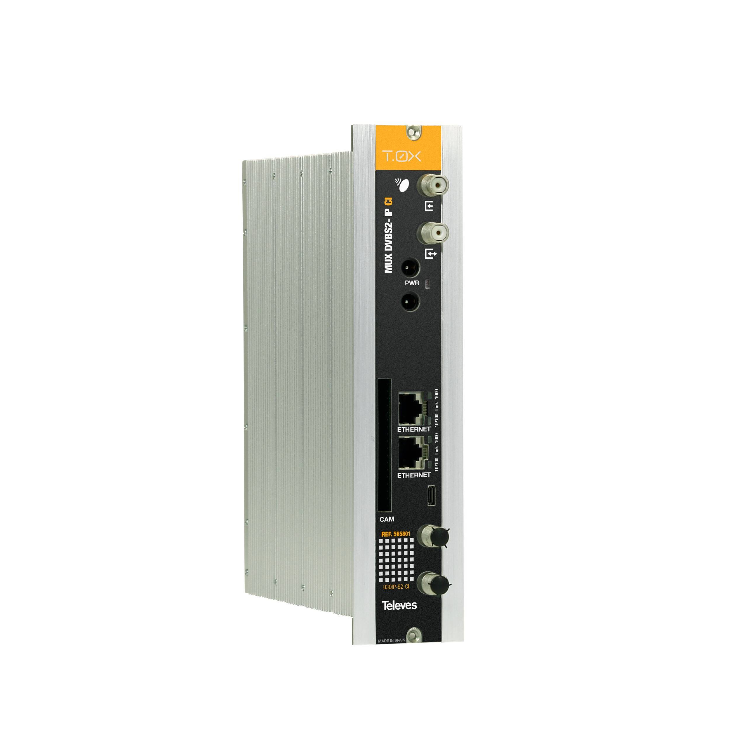 Televes T-0X-Streamer 3xDVB-S2 in IP m.CI U3QIP-S2-CI-0