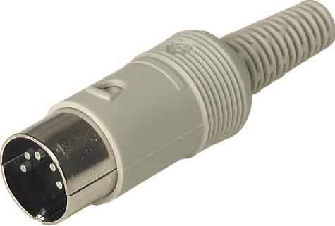 Hirschmann 930 131-517-1 DIN-Rundsteckverbinder Stecker, gerade Polzahl: 5 Grau 1 St.-0