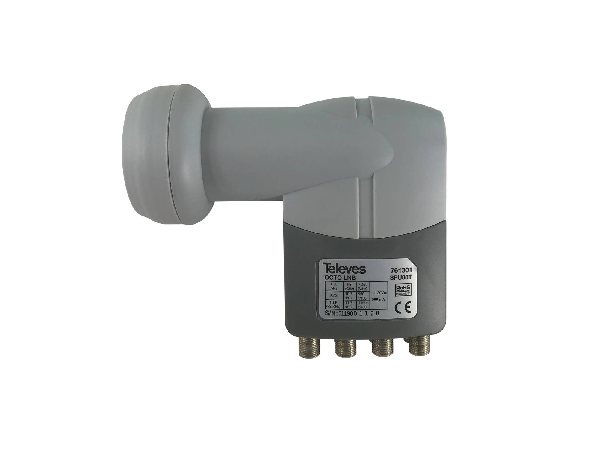 TELEVES - Preisner SPU88T, 200 mA, 4 cm, Anthrazit-0