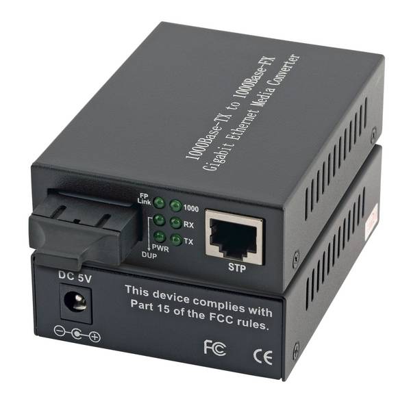 EFB-Elektronik EL026V2, Media Konverter RJ45-STP/SC 1310nm/10km, Gigabit LX, SM