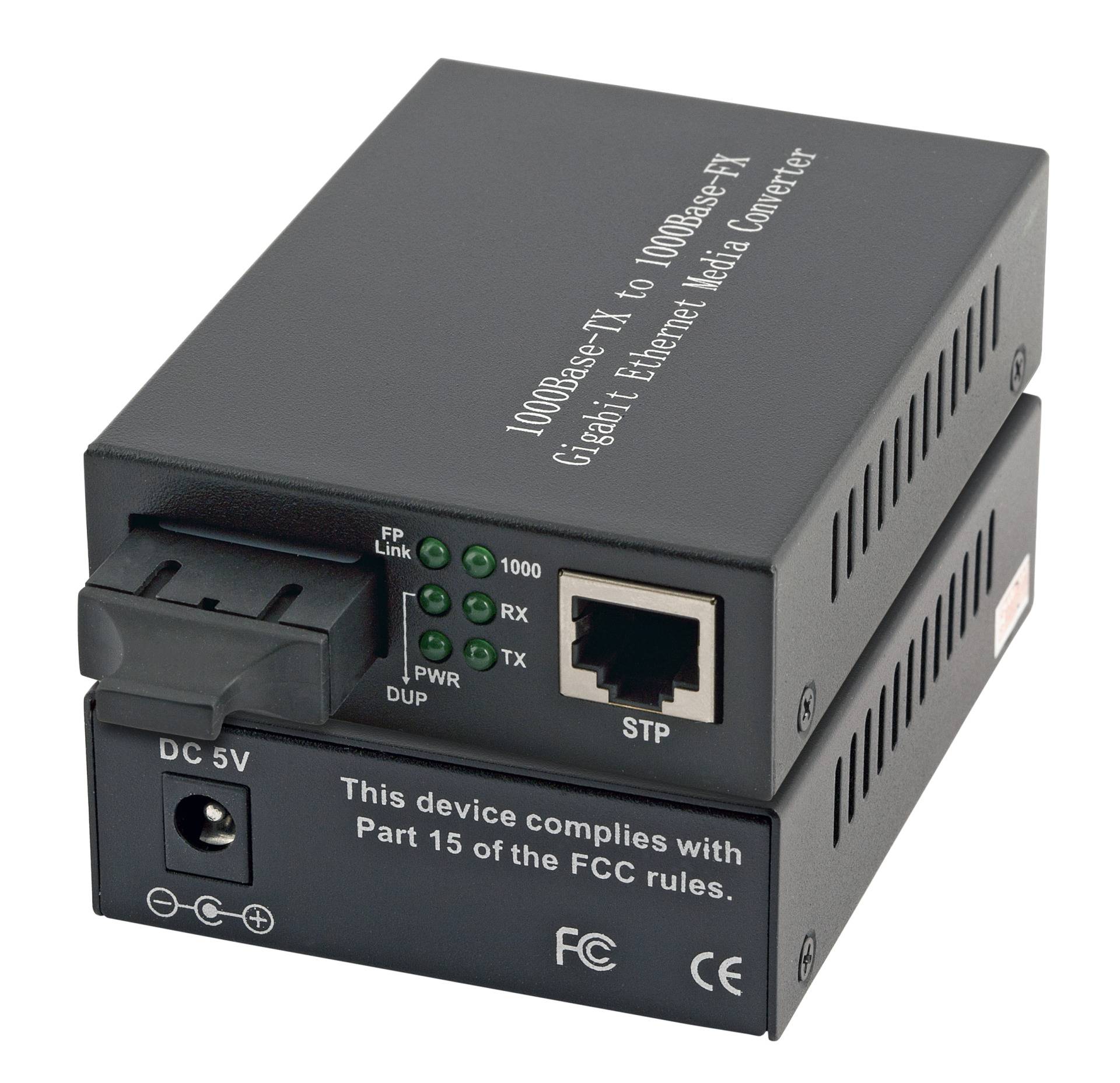 EFB-Elektronik EL026V2, Media Konverter RJ45-STP/SC 1310nm/10km, Gigabit LX, SM-0