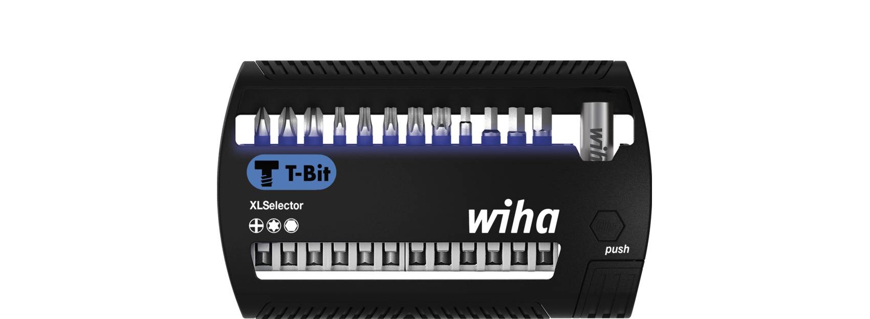 Wiha Bit Set XLSelector T-Bit 50 mm Phillips, TORX®, Sechskant 14-tlg. 1/4" E6,3 (41831)-1