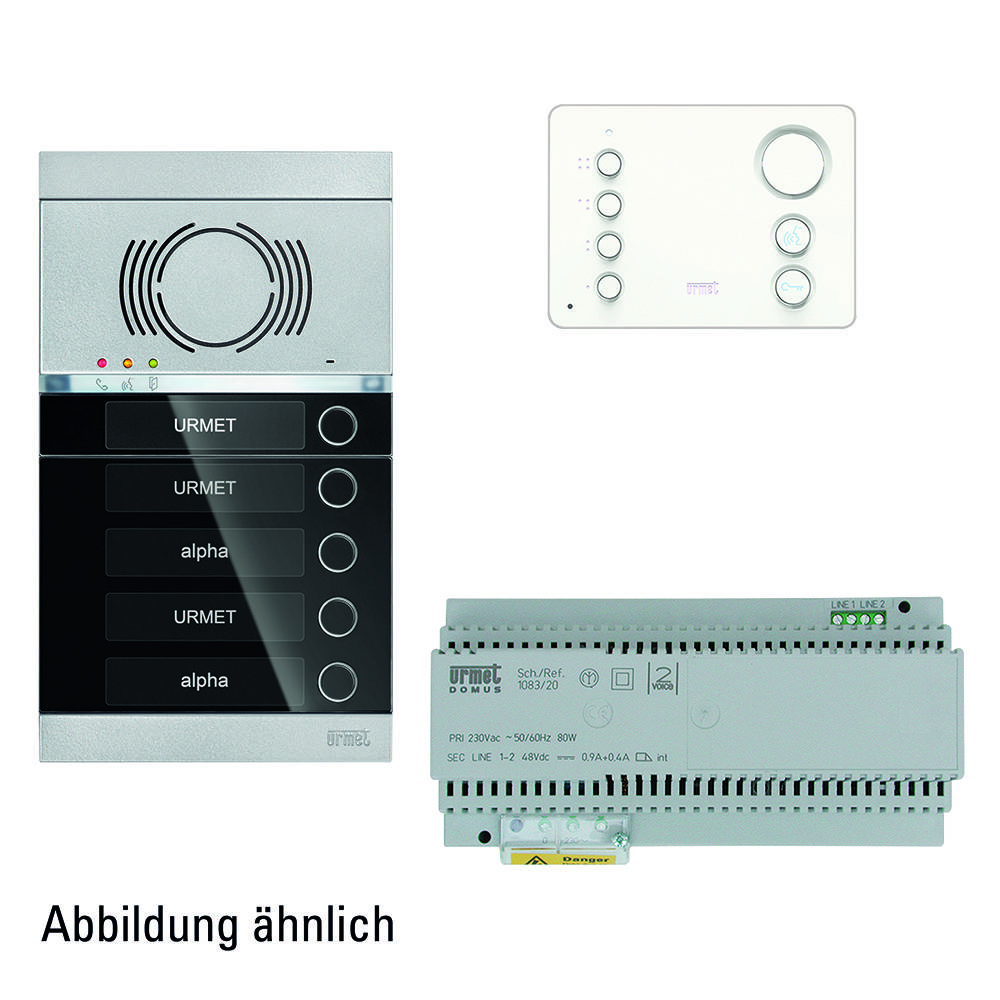 Urmet Deutschland Audio Pre Pack 8WE 8x FreispTelef.MIRO A-2V-MIF-ASA1-08WE-0