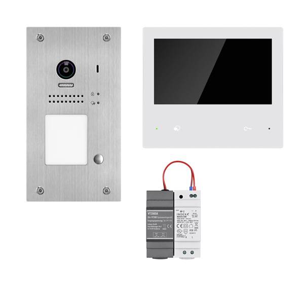 Indexa Video-Türsprechanlage-Set VT200 SET UB1-0