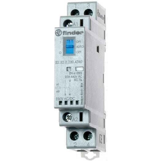 FINDER REG-Relais 25A, 24V, 2 Schl.-2