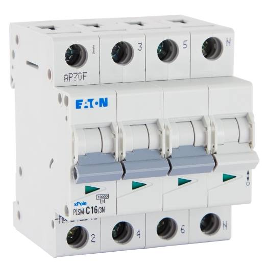 Eaton 242517 PLSM-B16/3N-MW Leitungsschutzschalter 3polig 16 A 400 V/AC-2