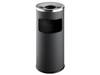 DURABLE - Asch-/Mülleimer - rund - 17 L - Aluminium, Metall
