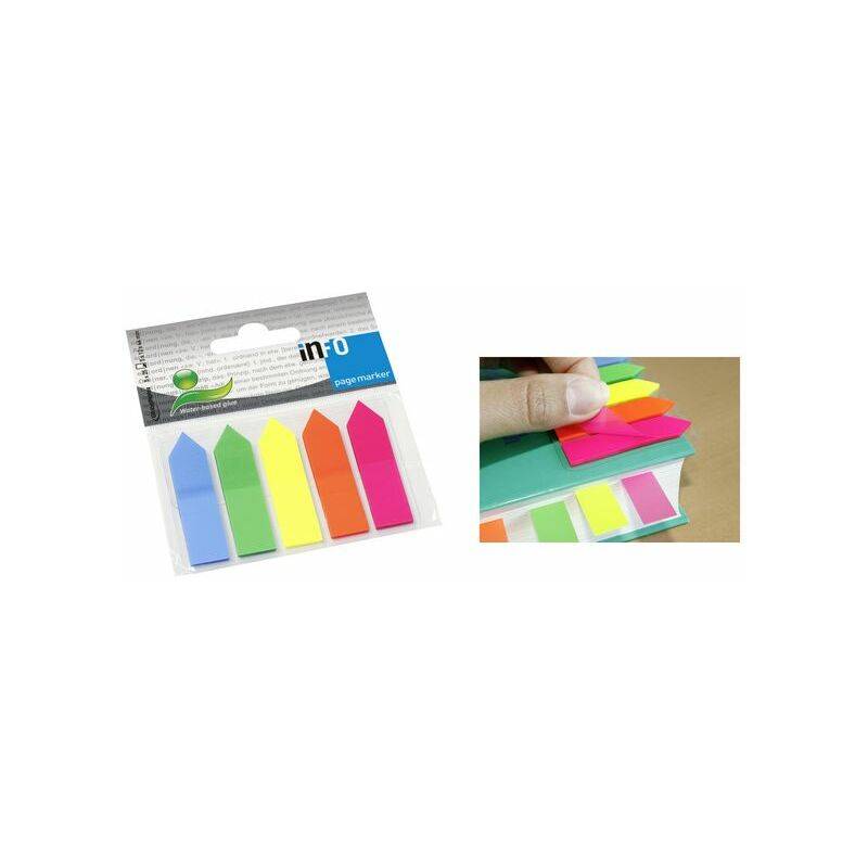inFO notes Folien-Pagemarker "Kleine Pfeile", farbig-0