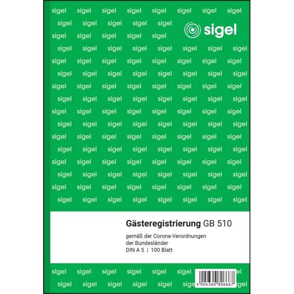 Formularbuch Gästeregistrierung A5 100 Blatt-0