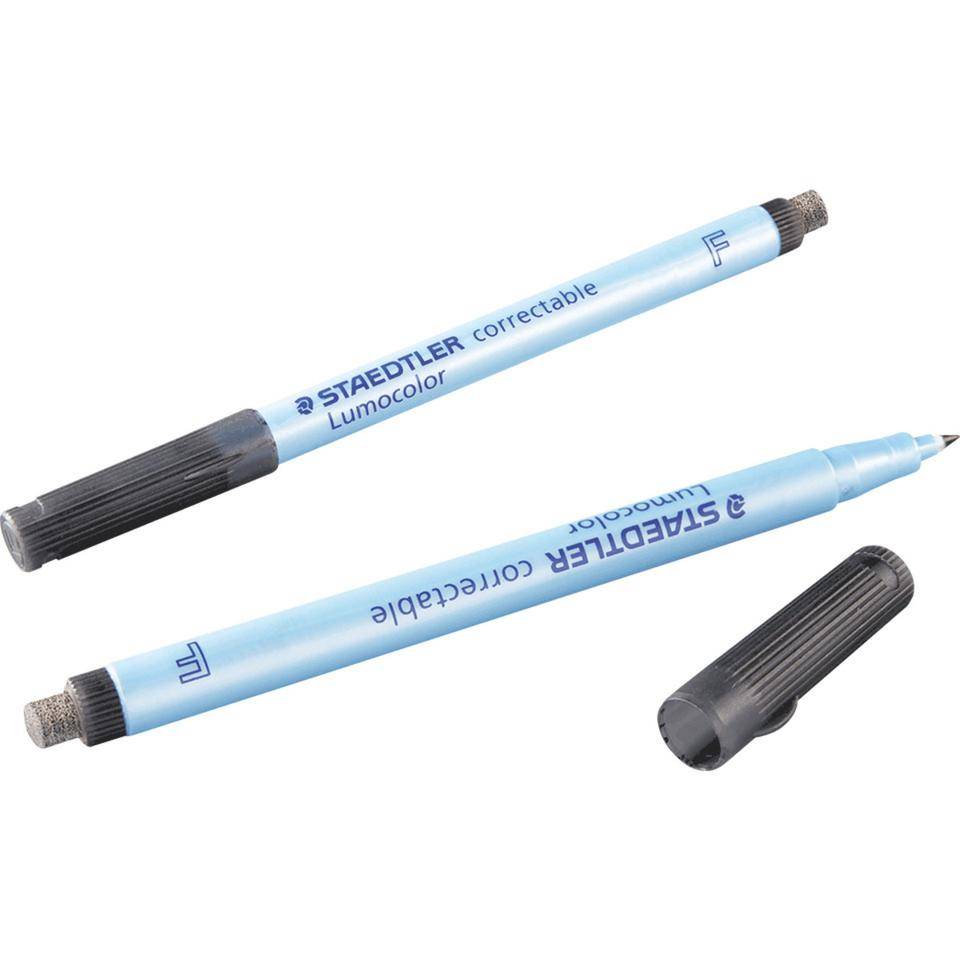STAEDTLER Lumocolor® correctable 305 F, trocken abwischbarer Stift, schwarz-0