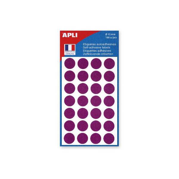 APLI Markierungspunkte, Durchmesser: 15 mm, violett
