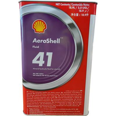 Shell AeroShell Fluid 41 (EU) 5 USgl Hydrauliköl Legiertes Superclean Spezial-Hydrauliköl