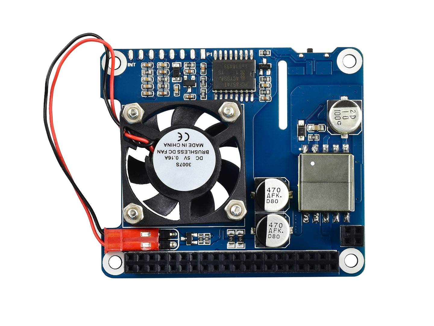 WaveShare Power over Ethernet HAT(B) for Raspberry Pi 3B+/4B and 802.3af PoE Network 18014-3