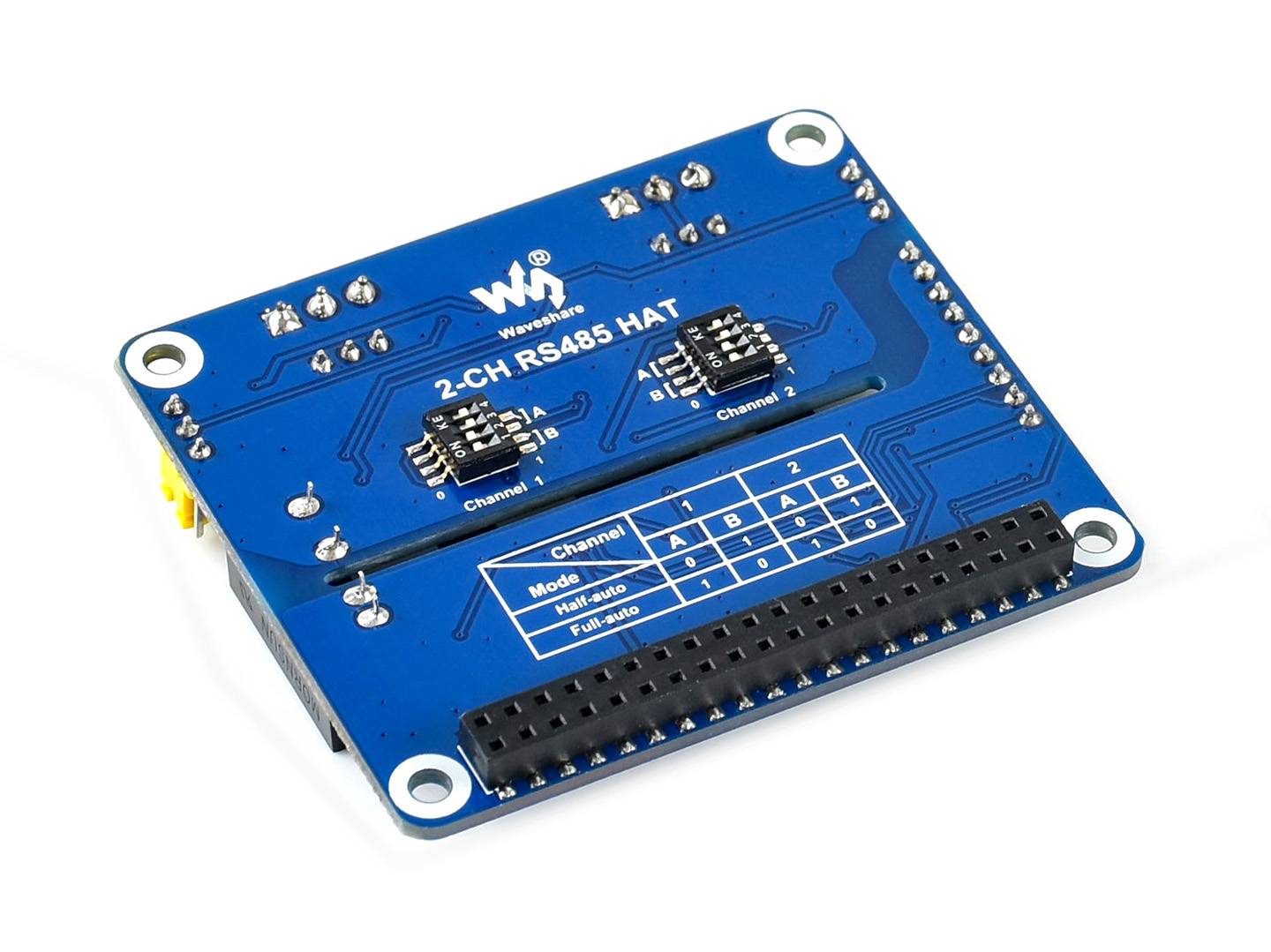 WaveShare 2-Channel Isolated RS485 Expansion HAT for Raspberry Pi-2