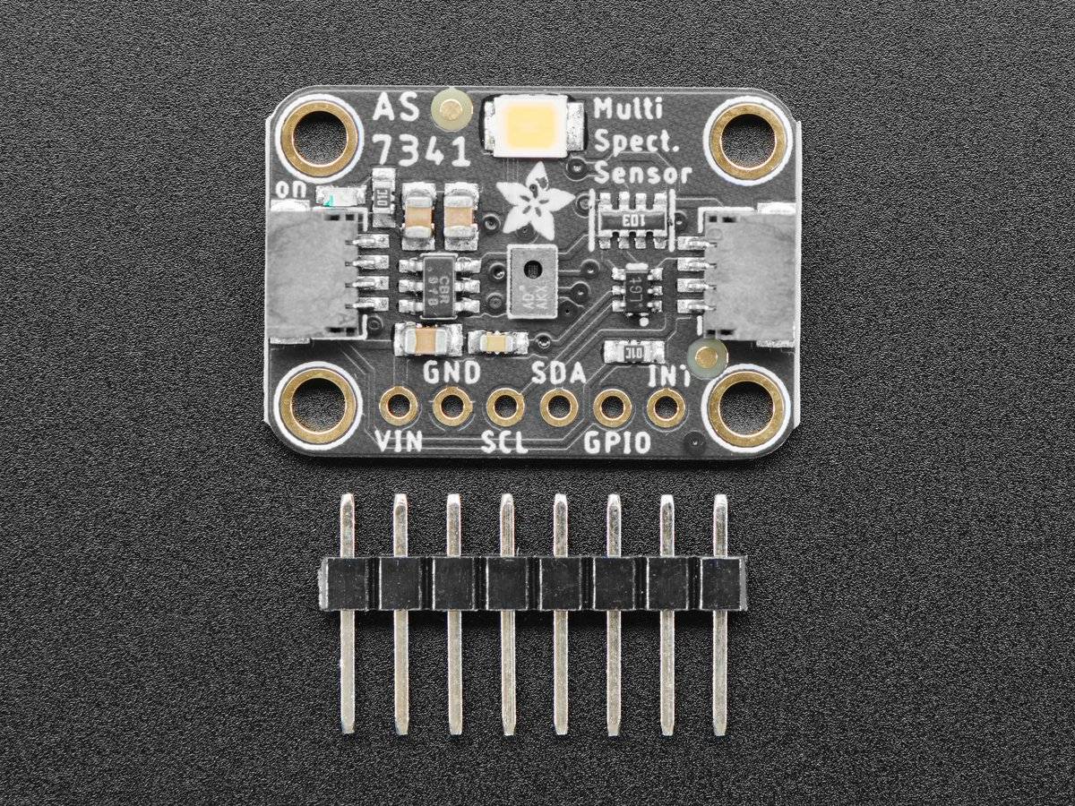 Adafruit AS7341 10-Channel Light / Color Sensor Breakout 4698-1