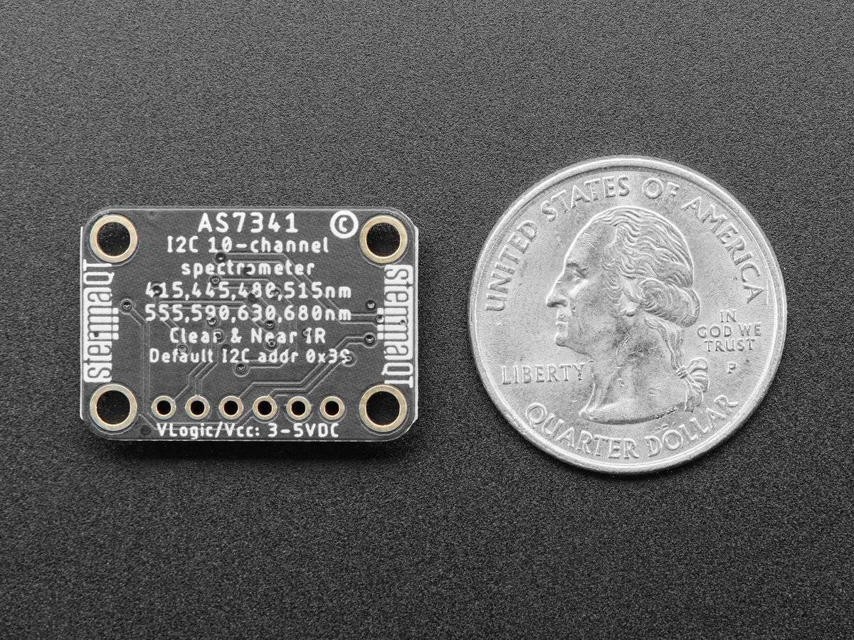 Adafruit AS7341 10-Channel Light / Color Sensor Breakout 4698-2
