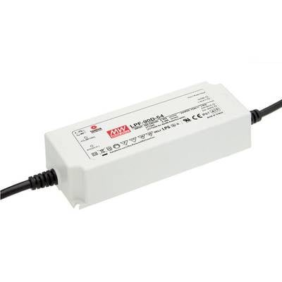 Mean Well LPF-90-54 LED-Treiber, LED-Trafo  Konstantspannung, Konstantstrom 90 W 1.67 A 32.4 - 54 V/DC nicht dimmbar, PF