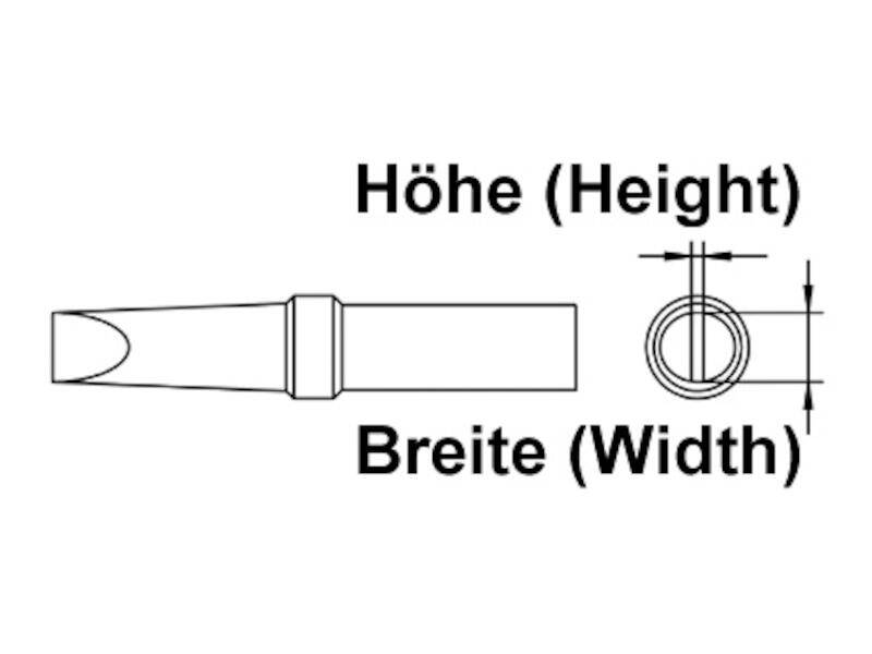 Weller Lötspitze flach 2,4 mm-1