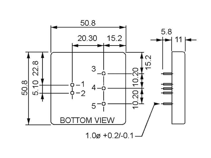 Mean Well DC/DC Wandler Serie SKE15 DIP2 12 V 1250 mA 15 W-1