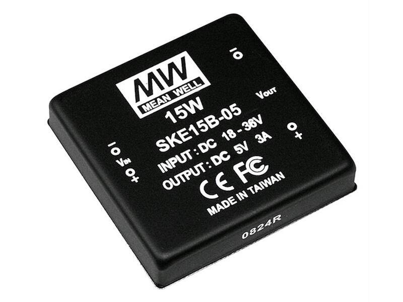 Mean Well DC/DC Wandler Serie SKE15 DIP2 12 V 1250 mA 15 W-0
