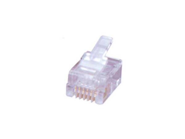 Encitech Connectors AB RJ126P6CR Modular-Stecker ungeschirmt 6P6C 50µ" Gold