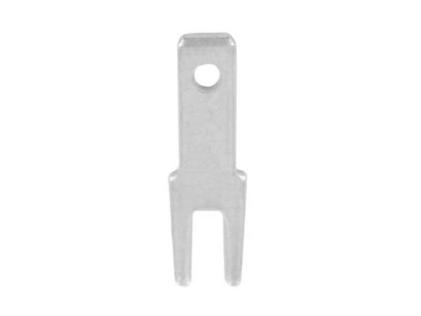 VOGT 100x Flachstecker 2,8 x 0,8 mm Messing