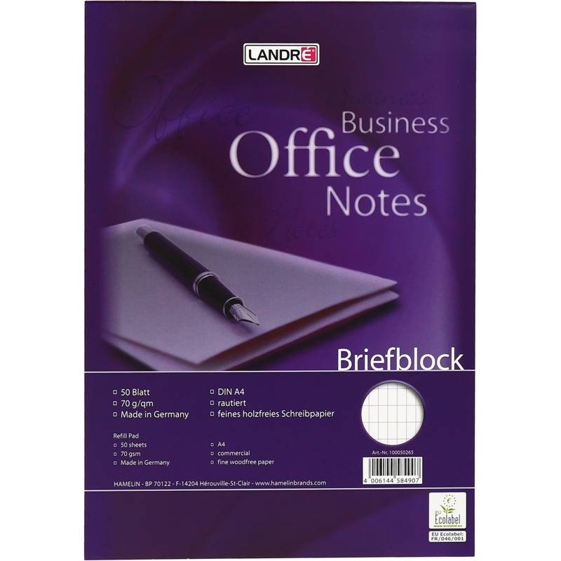herlitz Briefblock "Business Office Notes", DIN A4, rautiert-0