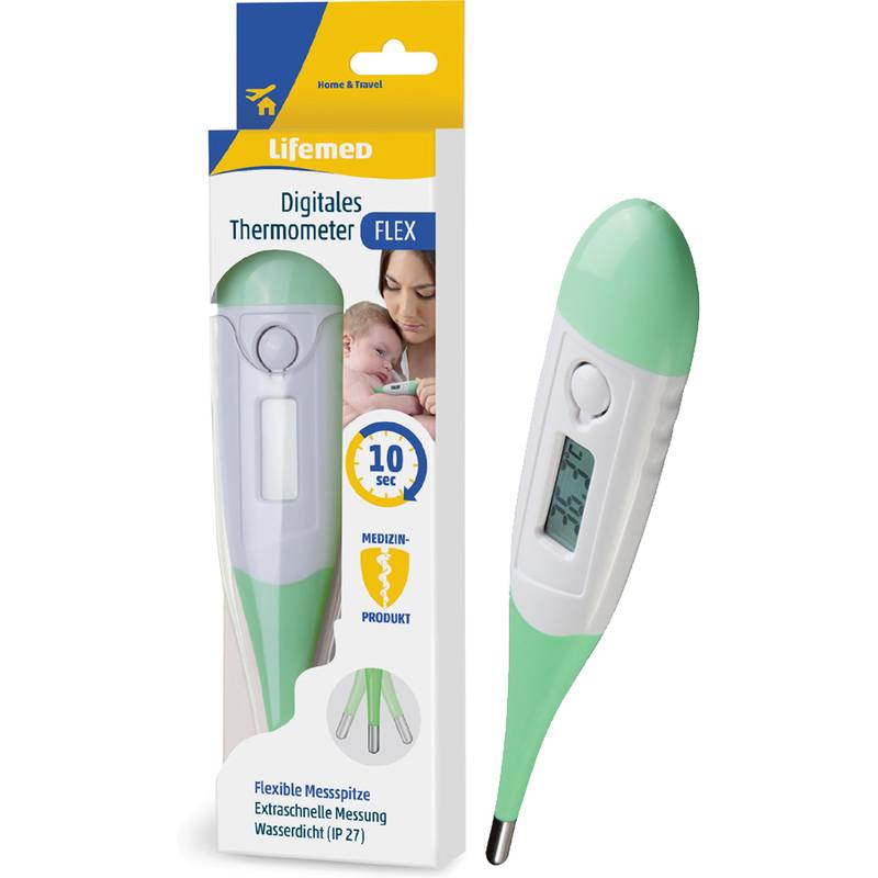 Lifemed Fieberthermometer "Flex", weiß/grün-0
