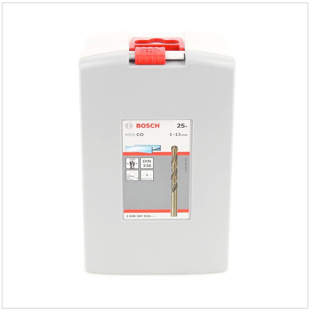 Bosch Pro Box Metallbohrer Set HSS 25tlg. 1-13 mm ( 2608587018 )-2