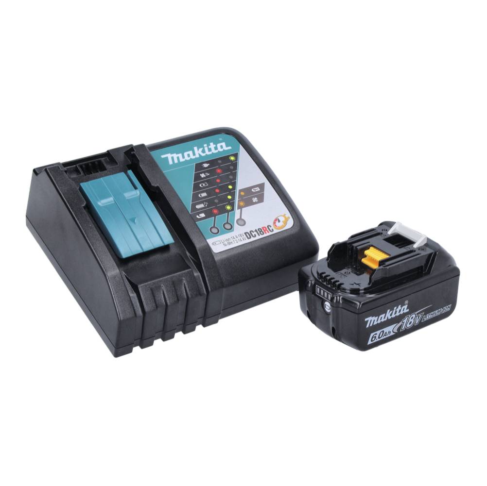 Makita DHR 241 RG1J Akku Bohrhammer 18 V 2,0 J SDS plus + 1x Akku 6,0 Ah + Ladegerät + Makpac-4