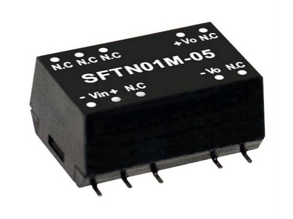 Mean Well DC/DC Wandler Serie SFTN01 SMD 12 V 84 mA 1 W