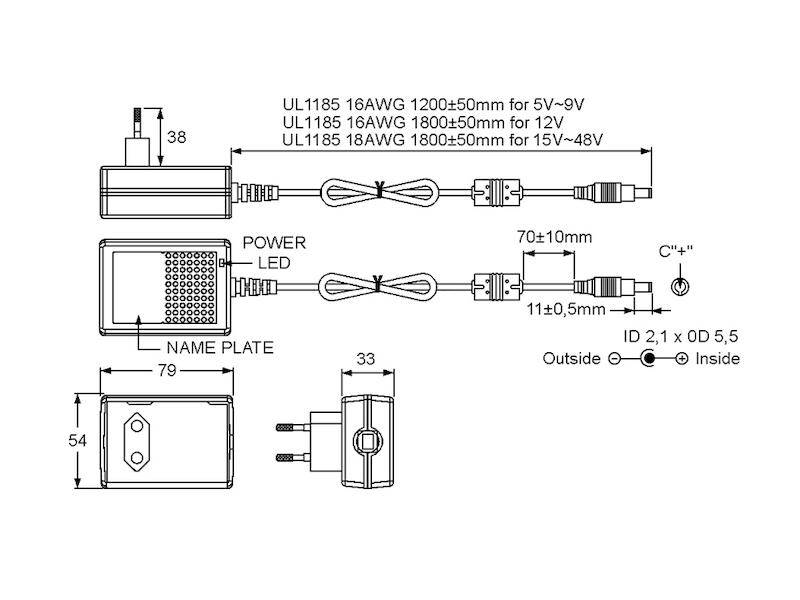 Mean Well Stecker-Netzteil Serie GSM25E medical 25 W 12 V 2,08 A-1