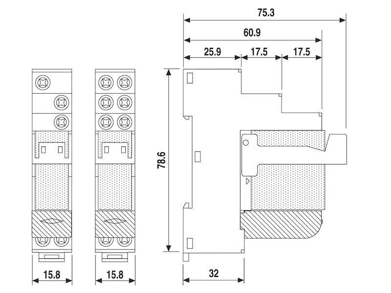 Finder Koppelrelais 2W,8A,230VAC 48.52.8.230.0060 230 V, 8 A, 15 15,8 mm, 78,6 75,3 mm-1