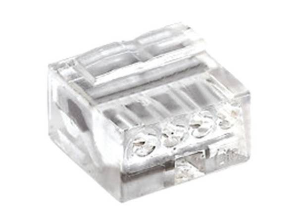 WAGO MICRO-Verbindungsdosenklemme 4 polig transparent