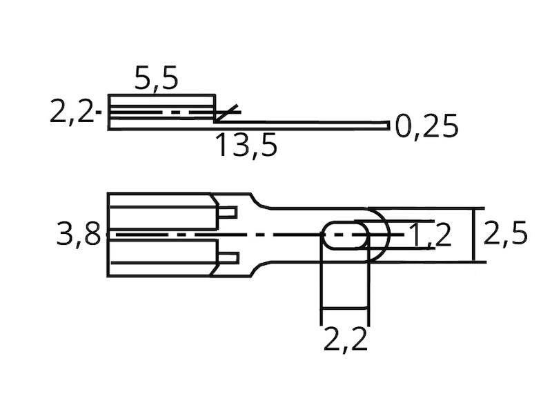 VOGT 100x Faltstecker Bronze 13,5 mm-1