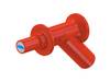 Stäubli XMA-7 Sicherheits-Magnetadapter rot mit 4 mm Buchse, Magnetdurchmesser 7 mm