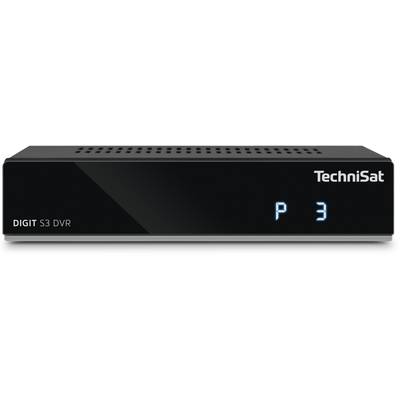 TechniSat DIGIT S3 DVR - digital HD Sat Receiver (HDTV, DVB-S/S2, PVR Aufnahmefunktion, Timeshift, HDMI, USB) schwarz